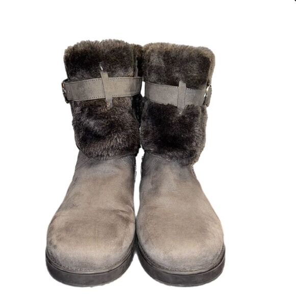 Boots G BY GUESS Women's ADDALYNÂ Boots Faux Fur Trim SZ. 8 1/2M - Picture 2 of 8